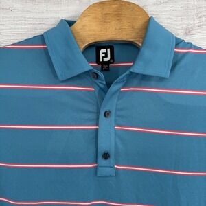 FootJoy Golf Polo Shirt 2XL Striped‎ Performance Athletic